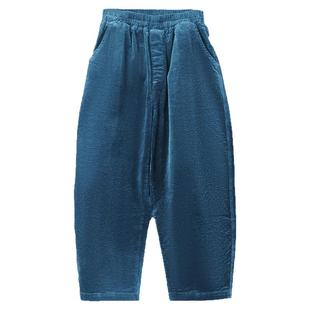 【耐磨】咕噜日记童装儿童灯芯绒裤2025冬季男女童复古休闲直筒裤