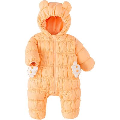 巴拉巴拉宝宝羽绒服连体衣婴儿厚