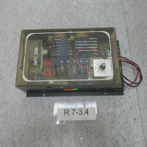 Enz Mti 205 Frequency Converter 220Vac Enz-Electronic 2029 2