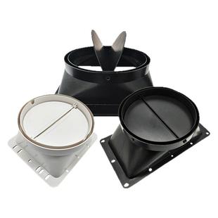 吸抽油烟机配件大全出风口底座止回阀管道排风管止逆阀排气管罩