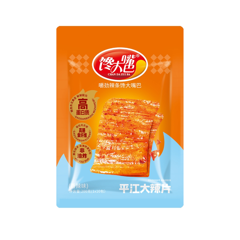 馋大嘴巴湖南特产平江香辣大辣片