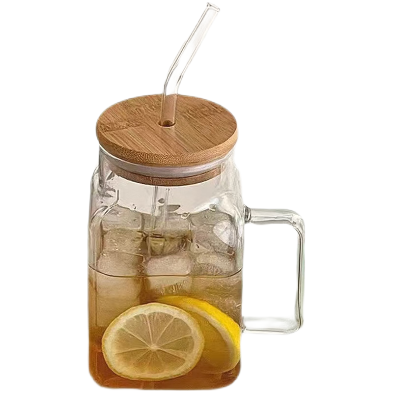 ins风玻璃大容量水果茶杯