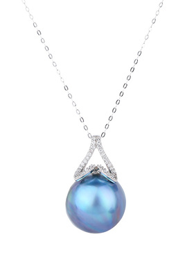 【紫罗兰正版】温蓝悦S925银珍珠项链高档轻奢2025年新款颈饰送礼