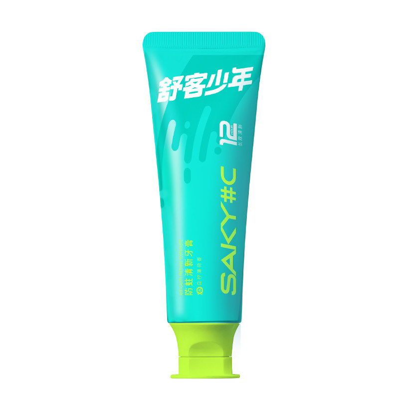 舒客少年防蛀美白清新牙膏