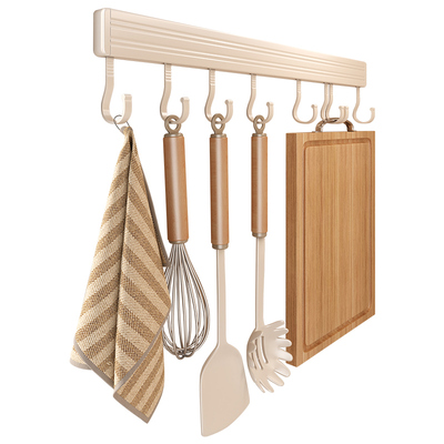 厨房挂钩免打孔勺子铲子厨具挂架