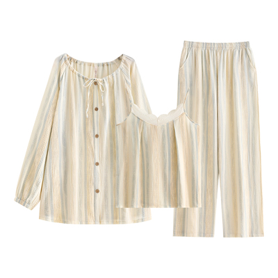 【商场同款】悦内女士梭织棉睡衣