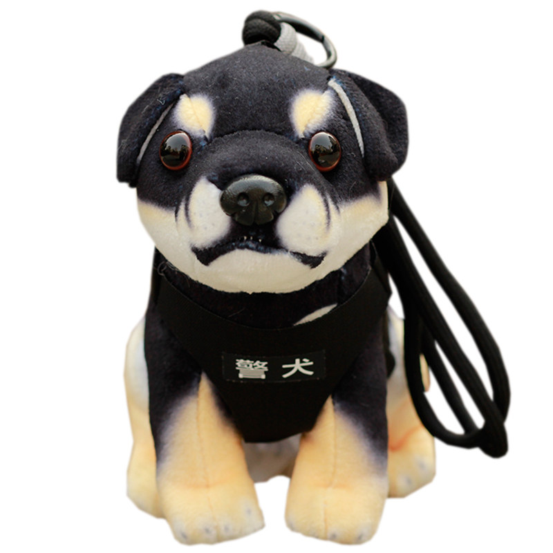 仿真警犬狗狗挂件车饰包包吊饰
