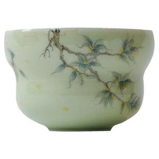 小谦山房福禄桂花杯全手工景德镇珐琅彩中式主人杯品茗杯一人茶杯