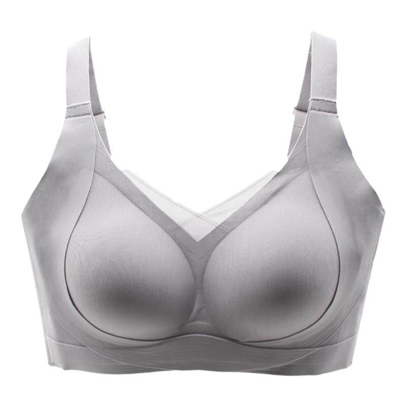 简趣无痕运动内衣女薄防下垂收副乳大胸显小胸聚拢睡眠调整型文胸