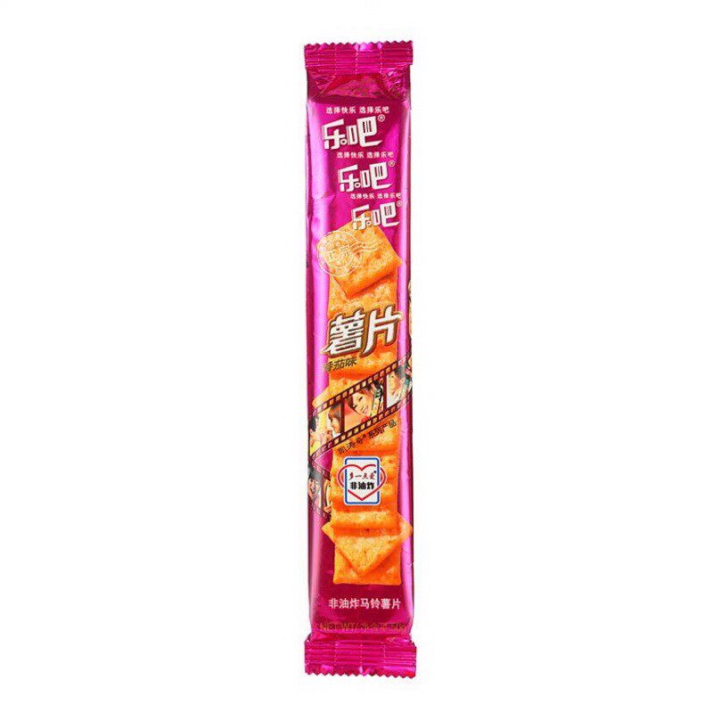 乐吧非油炸薯片解馋小零食休闲