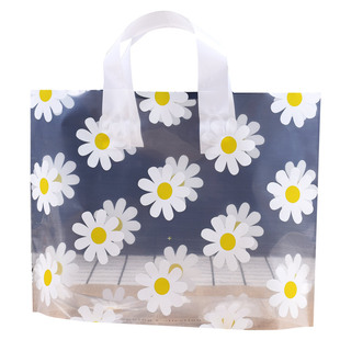 手提袋礼品塑料袋网红服装袋子定制女装包装袋童装购物袋透明拎袋