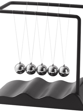 牛顿摆球撞球混沌摆永动机摆件男生卧室办公室书房桌面解压装饰品