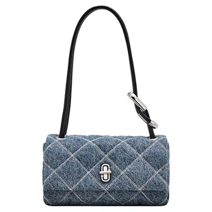【新年特惠】MARC JACOBS/莫杰 DUAL 迷你丹宁牛仔绗缝单肩斜挎包