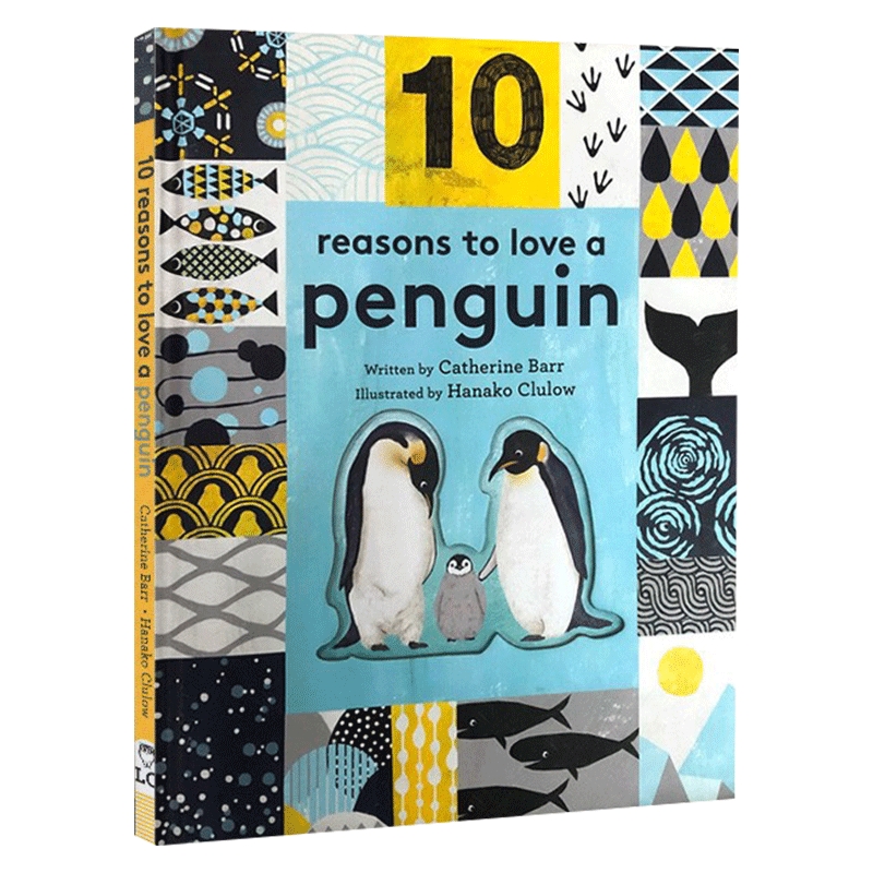 10个我喜欢你的理由可爱的企鹅英文原版精装 10 Reasons to Love a Penguin英文版动物科普绘本保护动物亲子读物英语书籍