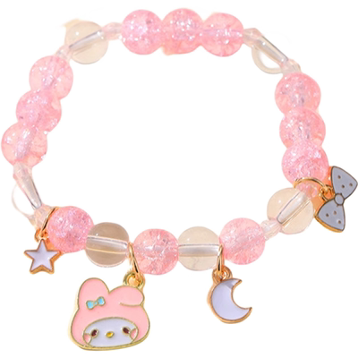 女童水晶手串卡通美乐蒂儿童手链