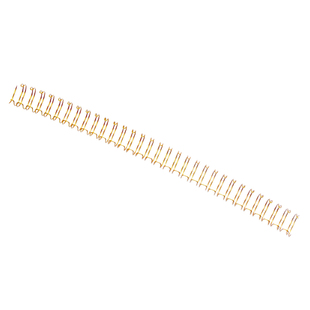 书昶装订铁圈34孔YO双线圈A4金色蓝色铁圈挂历环台历彩色铁圈