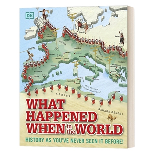 英文原版 What Happened When in the World 这世界发生了什么 精装 英文版 进口英语原版书籍儿童全英语书