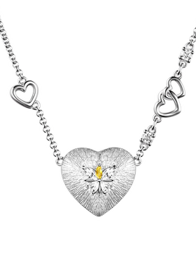 高银版项链女EGEM意境S925纯银