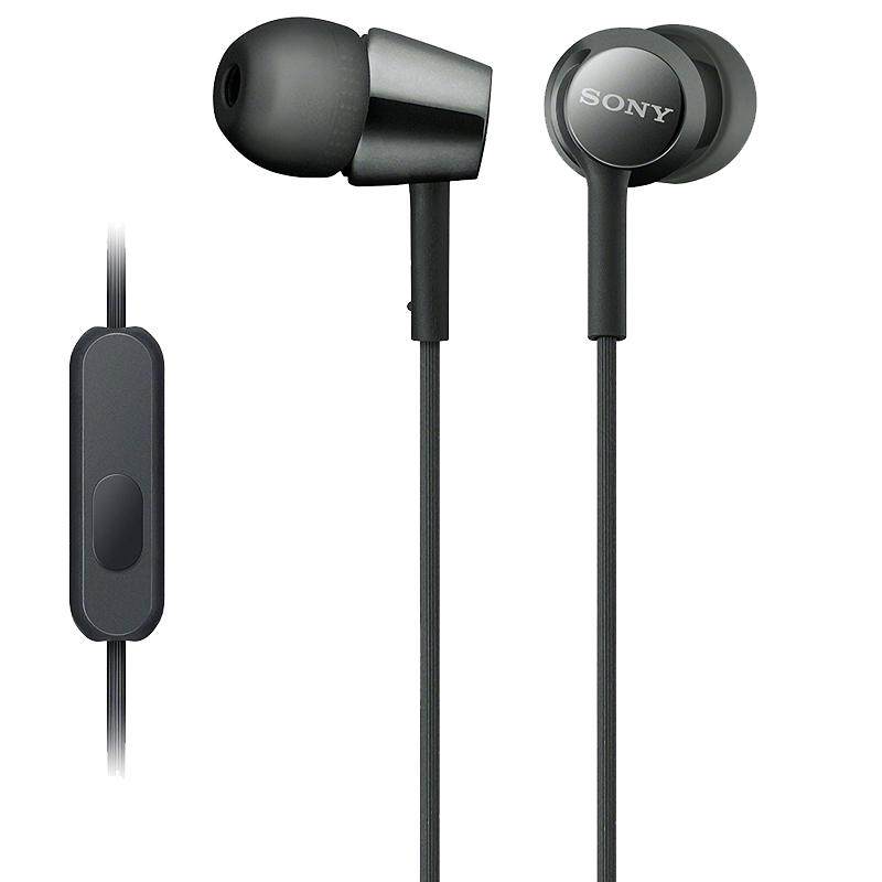 Sony/索尼 MDR-EX155AP 耳机入耳式有线麦克风女生电竞游戏耳麦