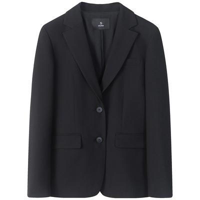 回笑微喇裤套装女大学生面试正装