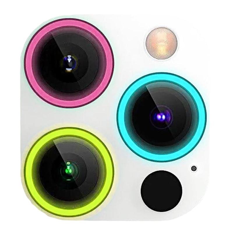 适用苹果17/16/15镜头膜陶瓷夜光iPhone14/13promax摄像头保护圈12荧光11镜头贴