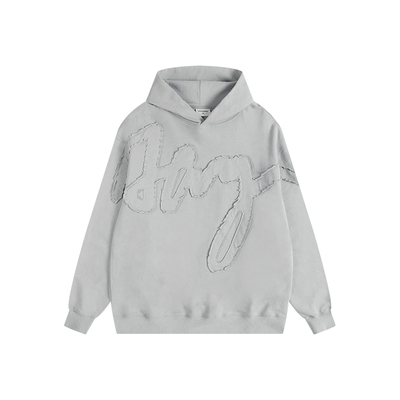 ATRY字母前幅大贴布绣卫衣