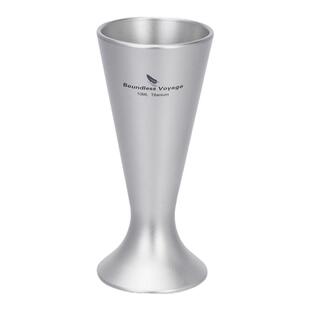 必唯纯钛小酒杯白酒杯子一口高度高端酒杯10ml高脚杯送礼领导礼物