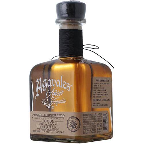 洋酒agavales阿卡维拉斯陈酿龙舌兰酒Anejo特基拉tequila750ml