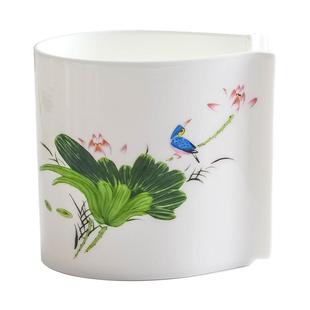 骨瓷勺笼勺架家用陶瓷小调羹勺架组合10个玛戈套装小勺盒收纳器皿