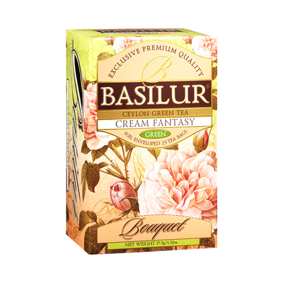 BASILUR宝锡兰芳香草莓香草绿茶