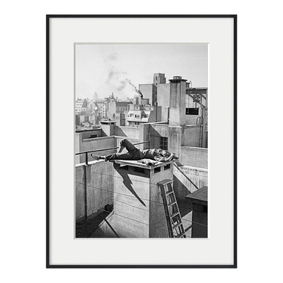 黑白摄影装饰画卧室样板间挂画