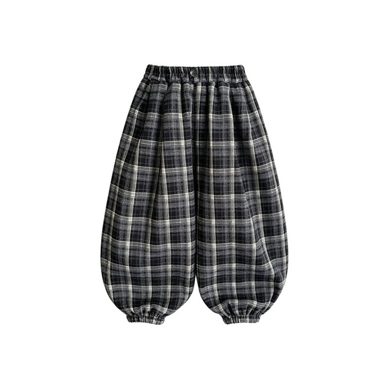 舒适毛呢灯笼裤时尚春秋新品