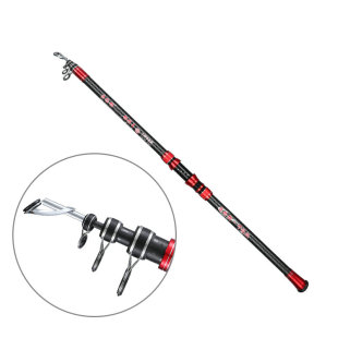 新款可视锚鱼竿远投锚杆超轻超硬钓鱼竿巨物锚杆海钓竿全滑轮可视