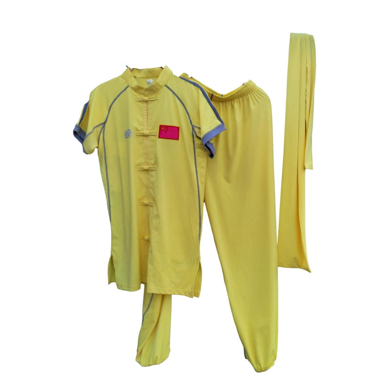 超柔牛奶丝武术服武悦表演服儿童