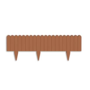 防腐塑木插地栅栏户外菜园地幼儿园木塑围栏篱笆庭院花园花坛挡土