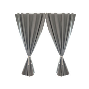 免打孔魔术贴窗帘2025新款全遮光100不透光粘贴式出租屋隔热遮阳