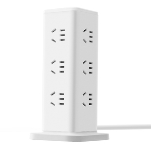 公牛立式插座塔式电源usb插座转换器多孔立体排插带线插板插线板