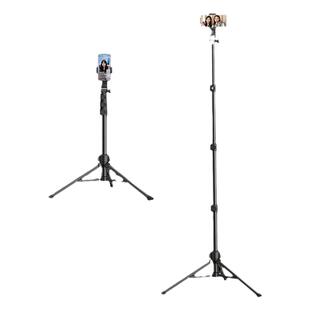 绿联手机支架直播手机架支架落地三脚架新款拍摄视频适用落地式自拍杆拍照自拍录像便携三角架补光灯架子