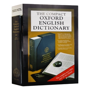 牛津完整英语词典 英文原版 The Compact Oxford English Dictionary 英文版工具书 进口英语原版书籍搭柯林斯朗文词典字典