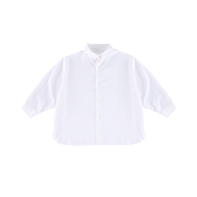 白色女现代舞可能古典抒情风衬衣