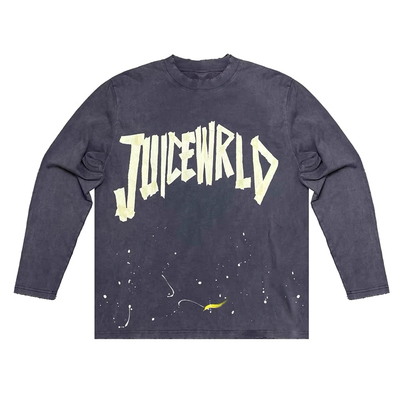JuiceWRLD长袖破坏T恤