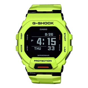 卡西欧手表男GSHOCK计步运动智能蓝牙防水方块透明 GBD-200SM-1A5