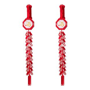 2026马年装饰鞭炮挂饰春节布置过年家用墙上挂件新年喜庆氛围布置