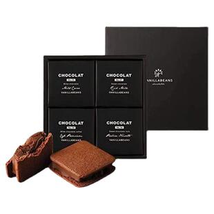 日本vanillabeans厚切生巧克力夹心饼干蛋糕贵妇甜品礼盒进口零食