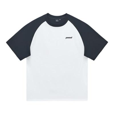 Janecd美式260克重磅插肩短袖T恤