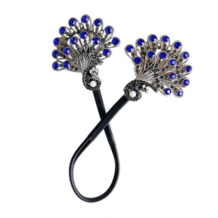 孔雀开屏盘发器2026新款懒人扭扭夹高级感发饰发夹优雅头饰发簪子