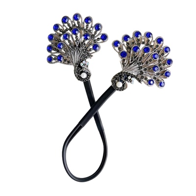 孔雀开屏新款盘发器优雅高级感