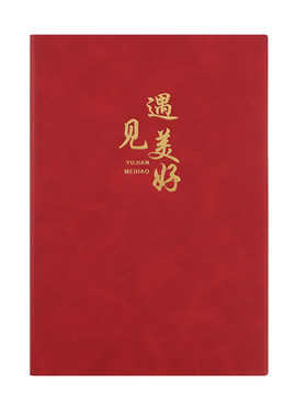 一本可定制皮革封面A5笔记本子