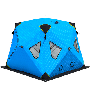 冰钓帐篷户外野营装备加厚加棉冬钓帐篷冬季保暖防寒防风钓鱼屋