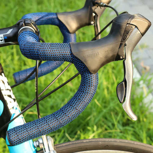 公路车把带自行车把手缠带弯把握把防滑硅胶绑带渐变反光把套配件